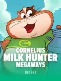 cornelius milk hunter megaways slot logo